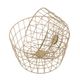 A & B Home 2-Piece Gold Basket Set-1