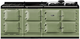 AGA™ Classic R7 210 83" Olivine Pro Style Dual Fuel Range-0