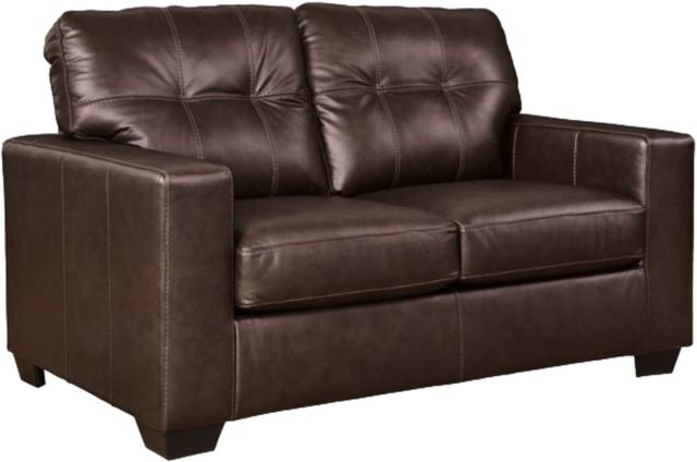Signature Design by Ashley® Santorine Dark Brown Loveseat-0