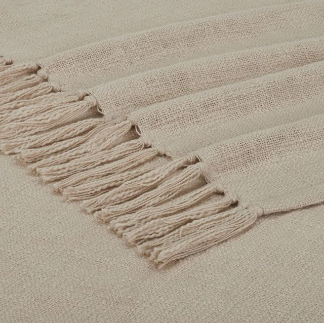 Renwil® Curtis Beige 50''x70'' Throw Blanket-3