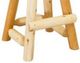 Best Craft Furniture W15 White Cedar Round Bar Stool-2