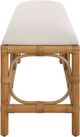 Uttermost® Laguna Crisp White Bench-4