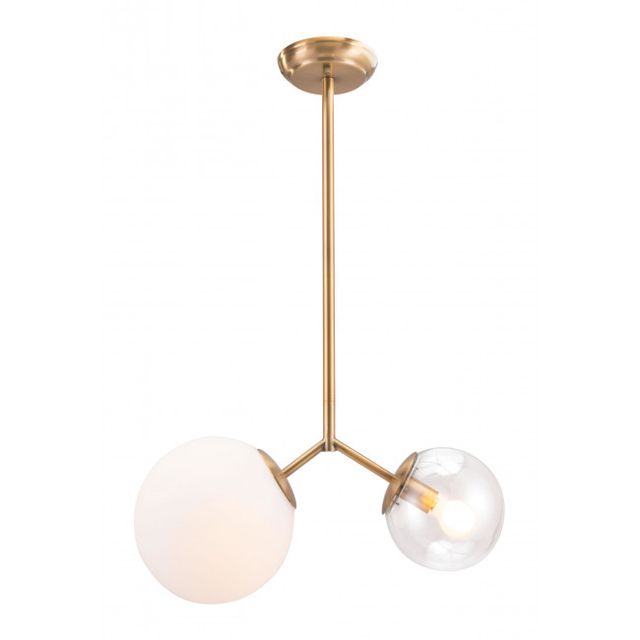 Zuo® Modern Constance Gold Ceiling Lamp-1
