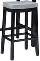 Linon Claridge 3-Piece Black/Gray Bar Table Set-1