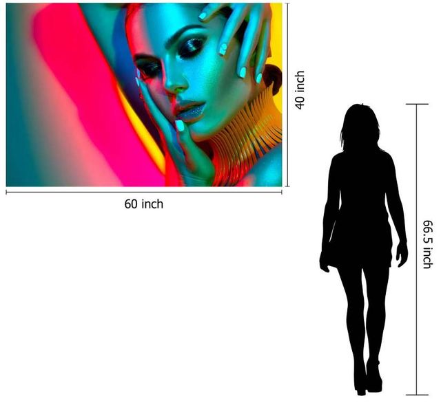 Classy Art Electric Stroke Wall Art-2