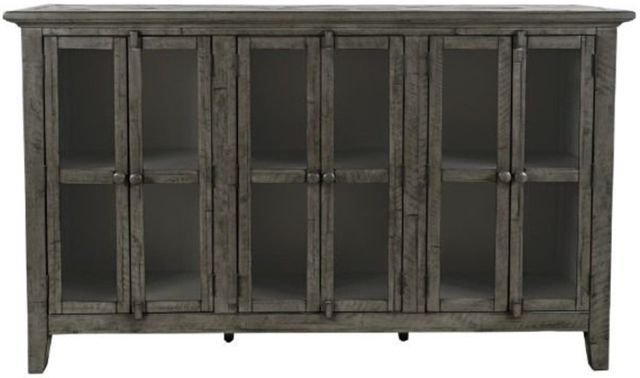 Jofran Inc. Rustic Shores Stone 6-Door Accent Cabinet-1
