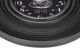 Monarch Specialties Inc. Charcoal Grey 20" Round Wall Clock with Standard Numbers on Chalkboard Back-1