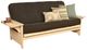Kodiak Furniture Phoenix Linen Charcoal/Antique White Full Futon with Mattress-0