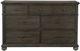 Mazin Furniture Motsinger Wire-Brushed Rustic Brown Dresser-0