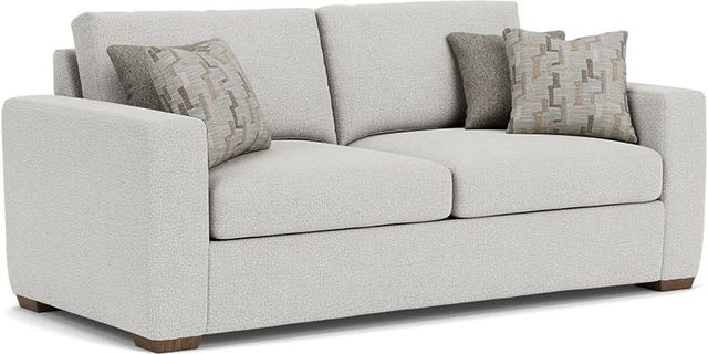 Flexsteel® Collins Silver Glacier Two-Cushion Sofa-0