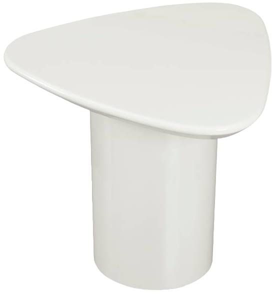 Moe's Home Collection Eden Ivory Lacquer Accent Table-0