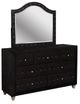 Furniture of America® Alzire Black Dresser-2
