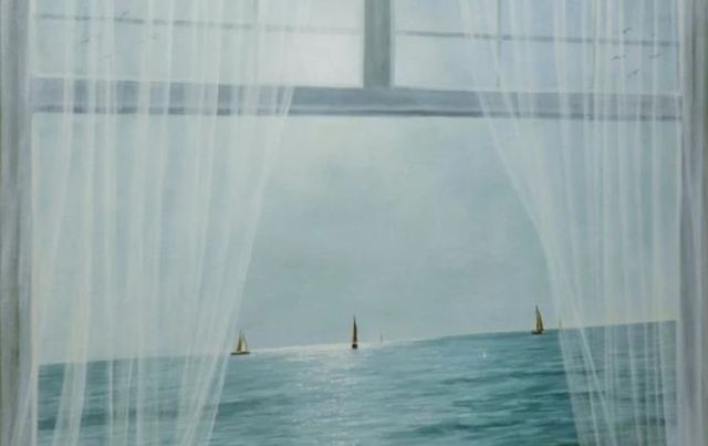 Stylecraft Morning View Green/White Wall Art-1