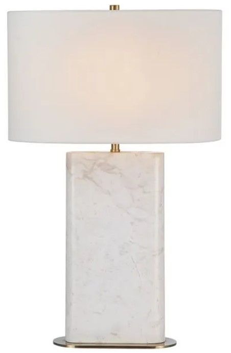 Renwil® Irisa Natural Honed White Table Lamp-2