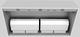 Vent-A-Hood® 48" White Wall Mounted Range Hood-3