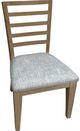Parker House® Escape Glazed Natural Oak/Mirage Mist Ladder Back Dining Side Chair-3