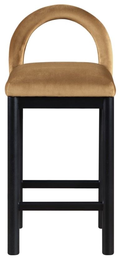 Meridian Furniture Conrad Saddle Upholstered Counter Stool-1