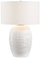 Uttermost® Alkman Powder White Glaze Table Lamp-4