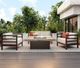 Homecrest™ Outdoor Living Customizable Willow Cushion Fabric/Plastic Outdoor Chat Chair-1