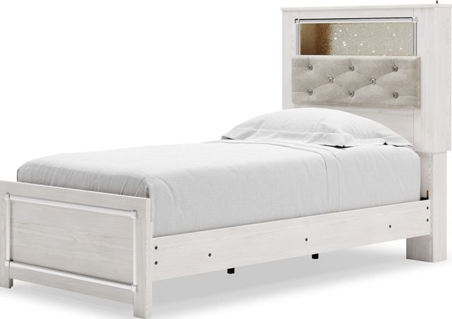 Signature Design by Ashley® Altyra 5-Piece White Twin Panel Bookcase Bed Set-1