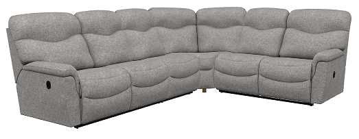 La-Z-Boy® James Smoke Reclining Sectional with Custom Layout Options-0