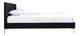 Mazin Furniture Melina Black King Upholstered Platform Bed-2