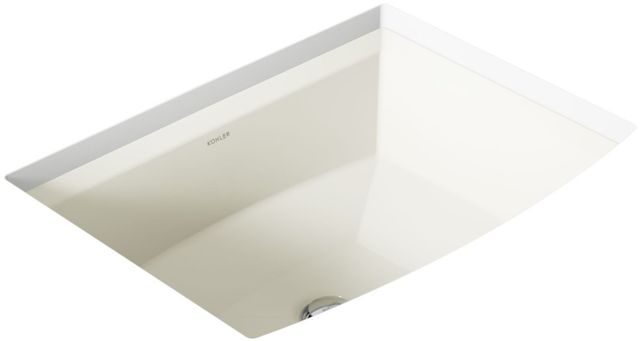 Kohler Archer® Biscuit 20" Rectangular Undermount Bathroom Sink-0