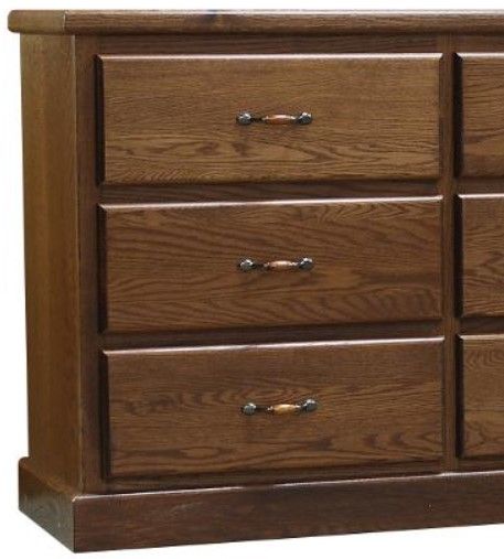 Wolfcraft Furniture Vesper Brown Wide Dresser-2