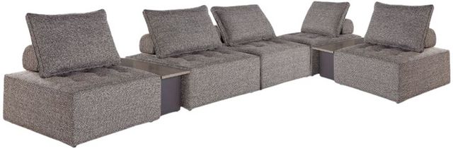 Bree Zee 7 Piece Outdoor Modular Seating - Brown