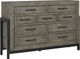 Signature Design by Ashley® Brennagan 6-Piece Gray King Panel Bed Set-2