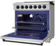 Thor Kitchen Gordon Ramsay Collection 36" Stainless Steel Pro Style Liquid Propane Range with Precision Knob Control and Black Trim-4