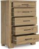Signature Design by Ashley® Galliden Light Brown Chest of Drawers-1