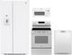 GE® 4 Piece White Electric Kitchen Package-0