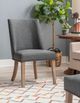 Powell® Auden Gray/Natural Dining Chair-1