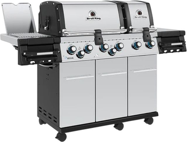 Broil King® Regal S 690 PRO 6-Burner Stainless Steel Freestanding Liquid Propane Grill-2