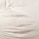 CordaRoy's® Original Ivory Faux Leather King Bean Bag Chair-3