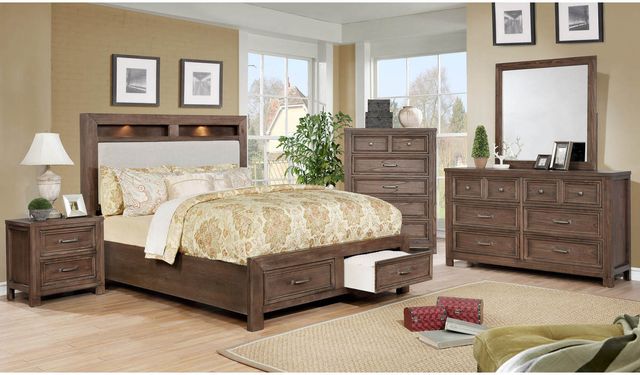 Mazin Furniture Darcy Dark Oak Dresser-3