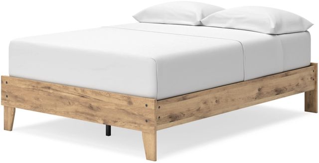 Signature Design by Ashley® Larstin Brown Queen Platform Bed-3