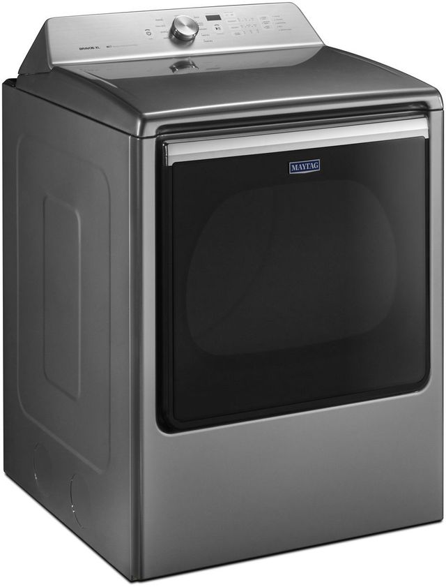 Maytag® 8.8 Cu. Ft. Metallic Slate Front Load Electric Dryer-3