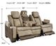 Signature Design by Ashley® Next-Gen DuraPella Sand Power Reclining Sofa with Adjustable Headrest-4