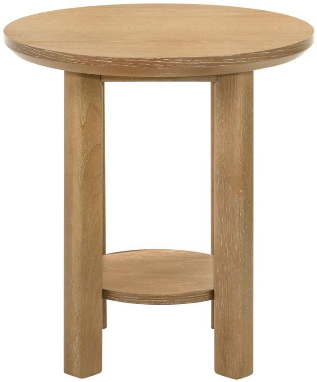 Coaster® Ottowa 2-Piece Washed Oak Coffee Table Set-4