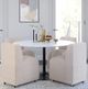 Jofran Inc. Urban Archive Tess Natural Castered Chair-1