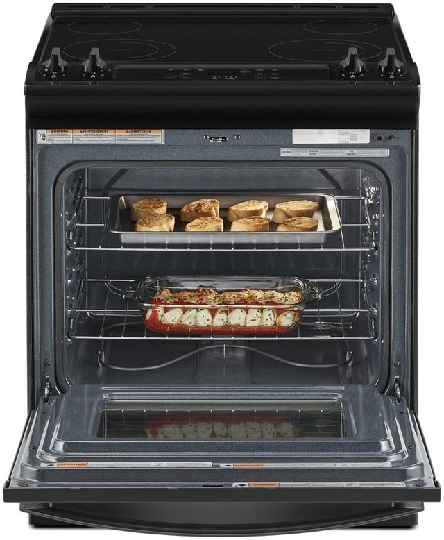 Whirlpool® 30" Black Freestanding Electric Range-2