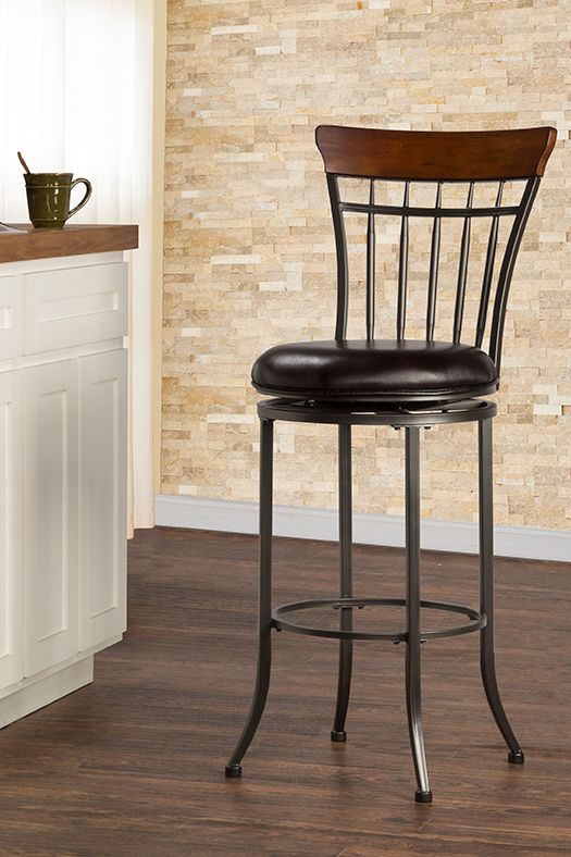 HH2 Home Cameron Spoke Back Swivel Counter Stool-2