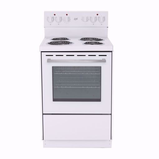 Epic® 24" White Freestanding Electric Range-0