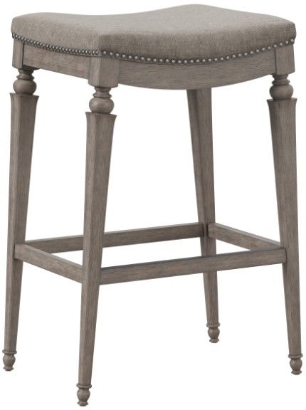 HH2 Home Vetrina Weathered Gray Counter Stool-0