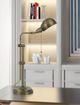 Cal® Lighting & Accessories Corby Pharmacy Antique Brass Desk Lamp-2