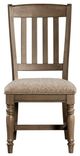 Intercon Balboa Park Brown/Roasted Oak Slat Dining Side Chair-3