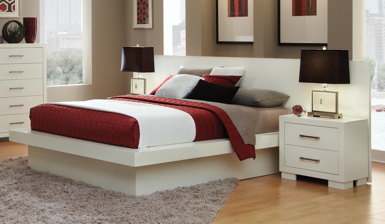 Coaster Jessica 5 Piece White Queen Bedroom Set Midwest Clearance Center St. Louis area