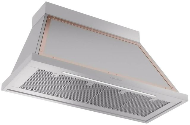 Ilve® Nostalgie II Noblesse 48" Stainless Steel Wall Mounted Range Hood with Copper Trim-1